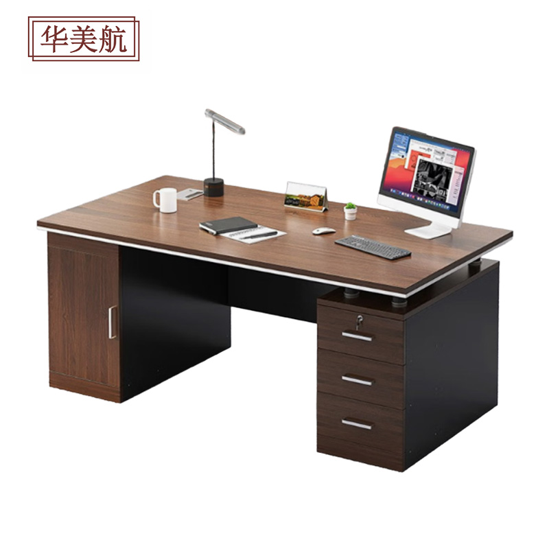 华美航 办公桌 1400*700*760MM张高清大图