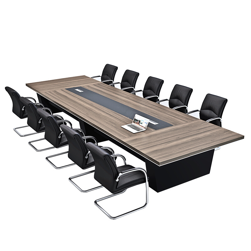隆博盛景 办公家具板式会议桌长方形培训桌会客桌洽谈桌 2400*1200 *800mm