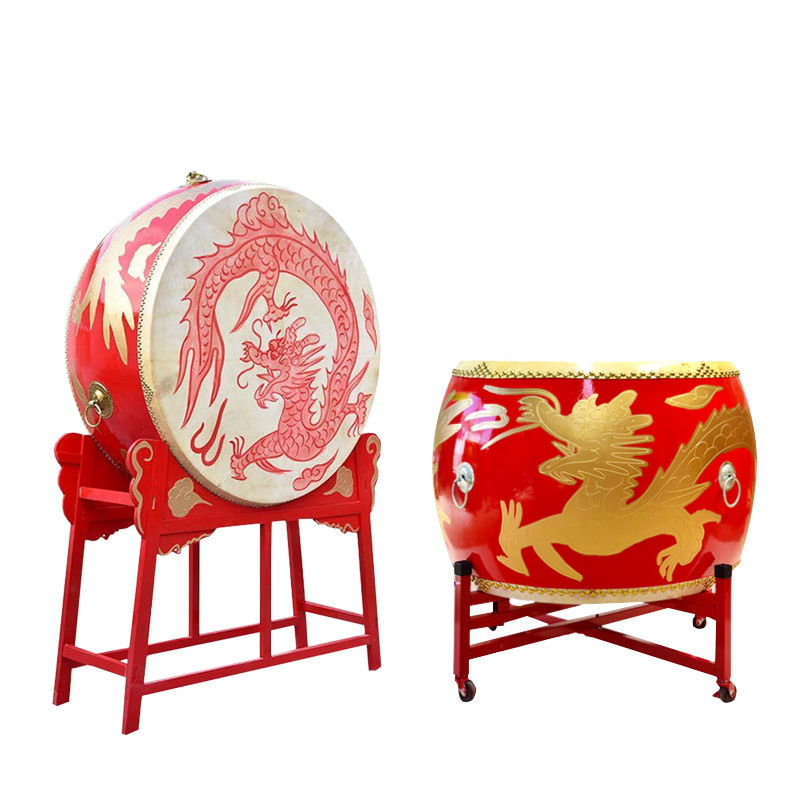 风雷动12米战鼓牛皮鼓大鼓堂鼓中国红鼓道具鼓战鼓威风锣鼓队战鼓龙