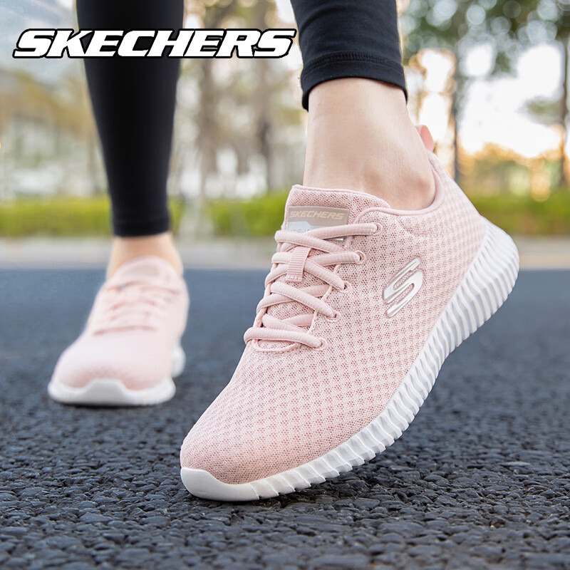 斯凯奇 女 跑步鞋 7/24 8730031-ROS高清大图