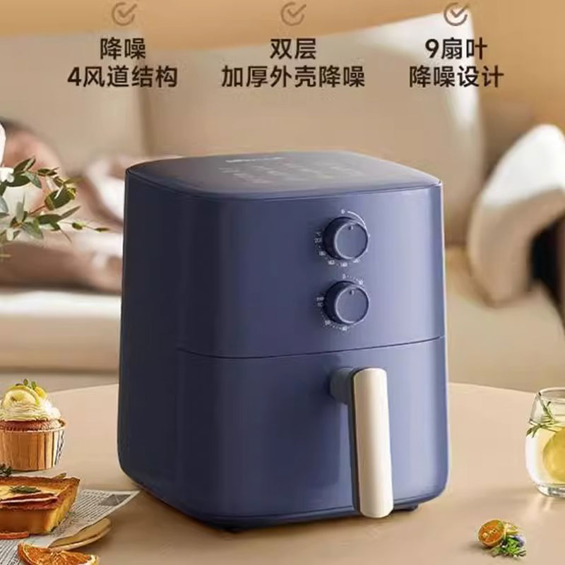 小熊(Bear)空气炸锅 5L空气炸锅QZG-H15W7家用无油烟多功能电炸锅大容量机械新款[ZMD安心系列]高清大图