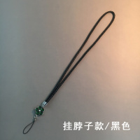 火豹手机挂绳挂脖绳苹果手机壳吊绳长短款女款不勒脖通用OPPO手机链潮 挂脖子款(白色)