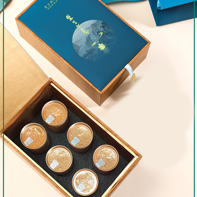 素言茶坊 生生不息·山涧有泉 清香铁观音 便携精美茶礼 90g(15g×6罐)(单位:盒)