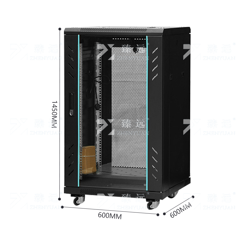 臻远 ZY4010503 网络机柜设备通讯机柜28u145*60*60cm高清大图