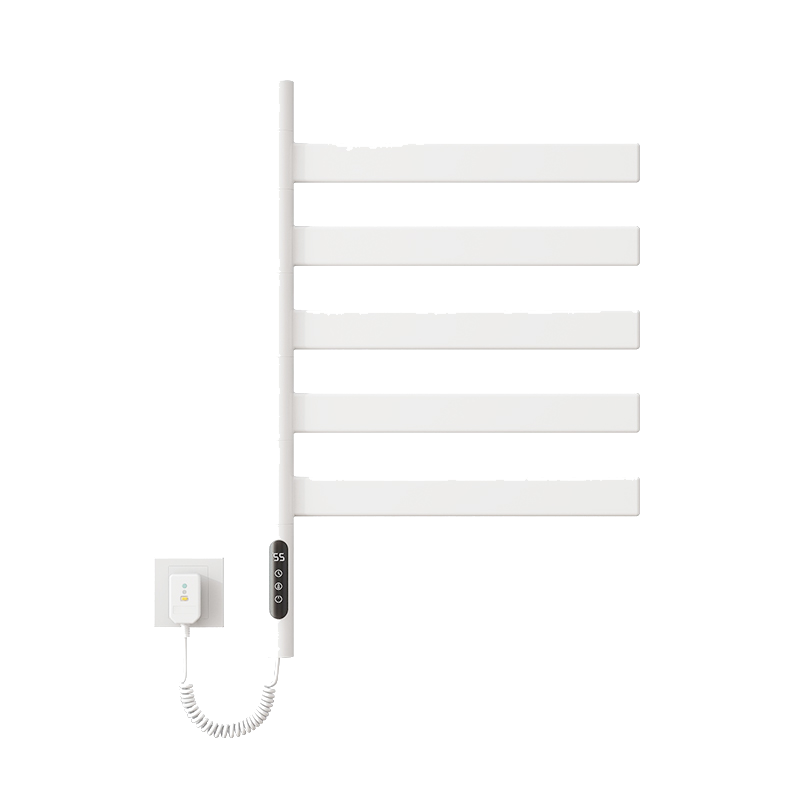 SIOYIE/芯毅德国品牌电热毛巾架可旋转毛巾架浴室卫生间加热烘干定时调节 G68 白色