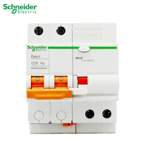 施耐德电气,Schneider Electric E9系列断路器空气开关 漏电保护器 3P 4P 63A带漏保 家用空开 2P带漏保-20A E9系列