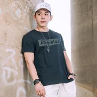 探路者（TOREAD）户外春夏18款男式运动休闲吸湿排汗印花圆领短袖T恤TAJG81747