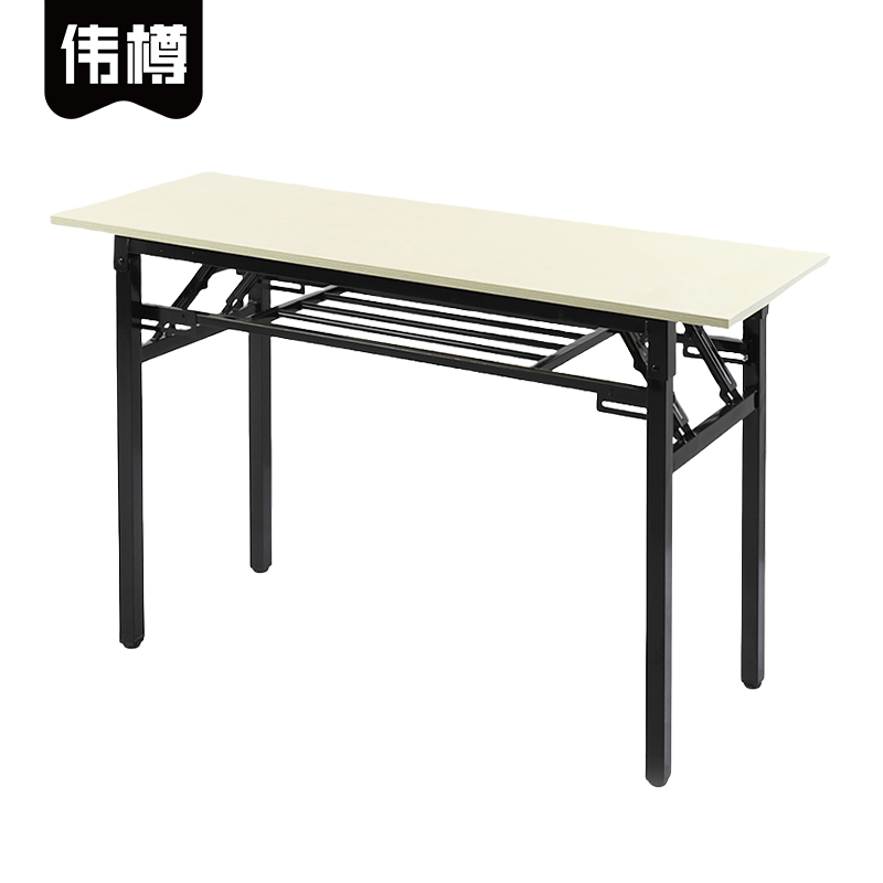 伟樽折叠培训桌双层160*60*75cm张高清大图