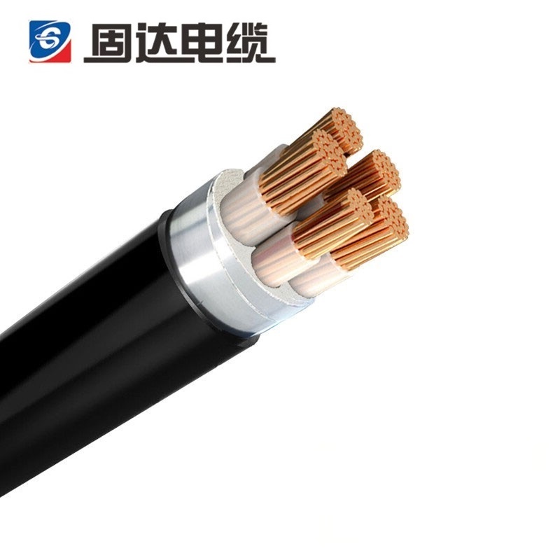 固达电缆 阻燃低压铠装电力电缆0.6KV高清大图