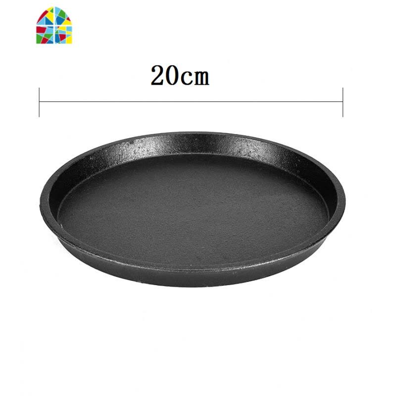 封后加厚西餐盘铁板烧锅盖不锈钢盖木板竹板底座防烫垫子 20/22/24/26 FENGH A型西餐铁板28CM电磁炉明火图片