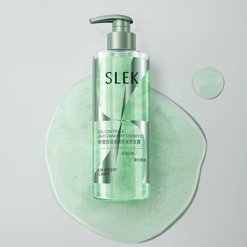 舒蕾(SLEK)(C) 控油去屑烁金洗发露 400g高清大图
