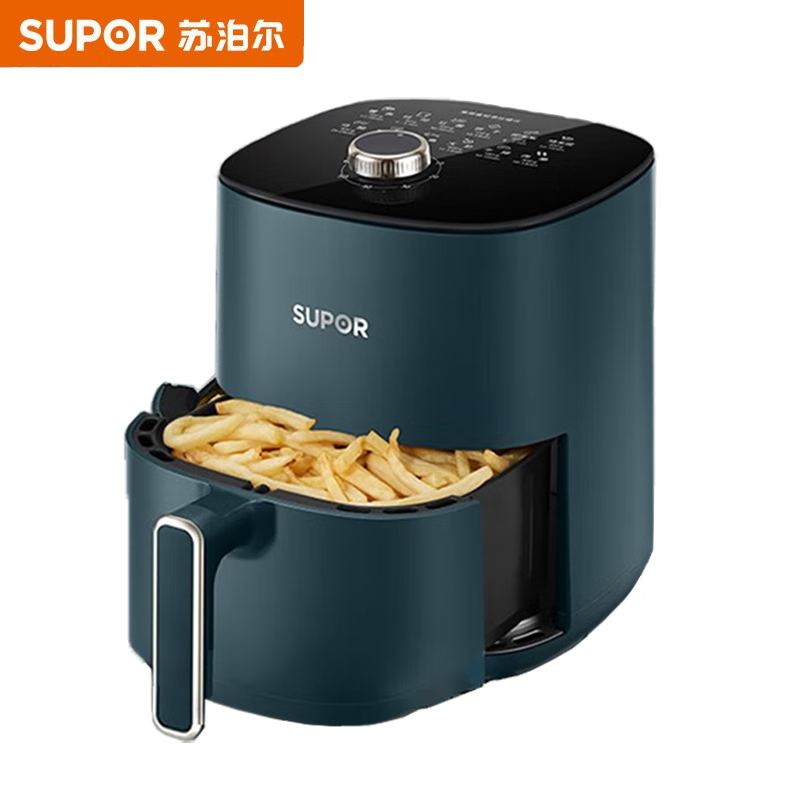 苏泊尔(SUPOR)3L蒸汽多功能无油烟不粘空气炸锅KJ30D837