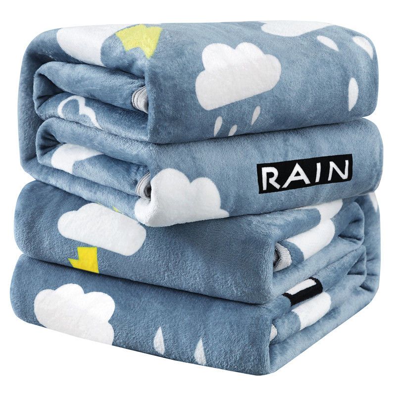 盖毯法兰绒毛毯盖毯四季毯冬季保暖宿舍单双人毯子高清大图