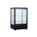 UGEX保温箱加热恒温热饮展示柜 58L 黑色智能顶灯 单开门