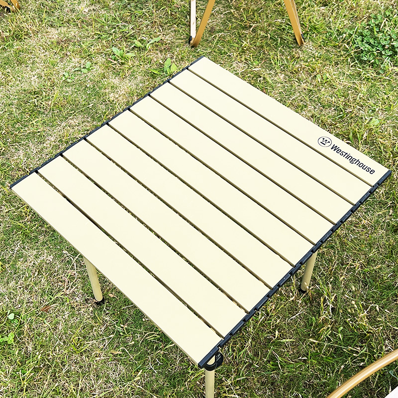 西屋(WESTINGHOUSE) MN18B野餐桌椅户外随享套装Pro卡其色小号蛋卷桌*1+马扎椅*2+收纳袋*1高清大图