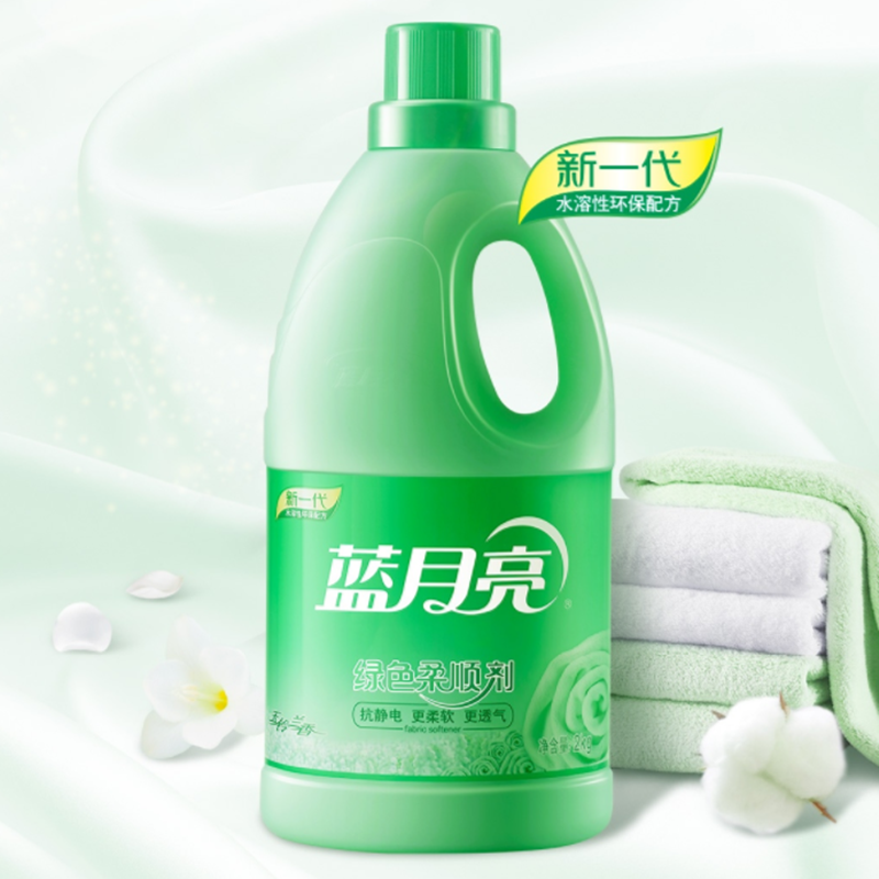 蓝月亮玉铃兰香 绿色柔顺剂2kg