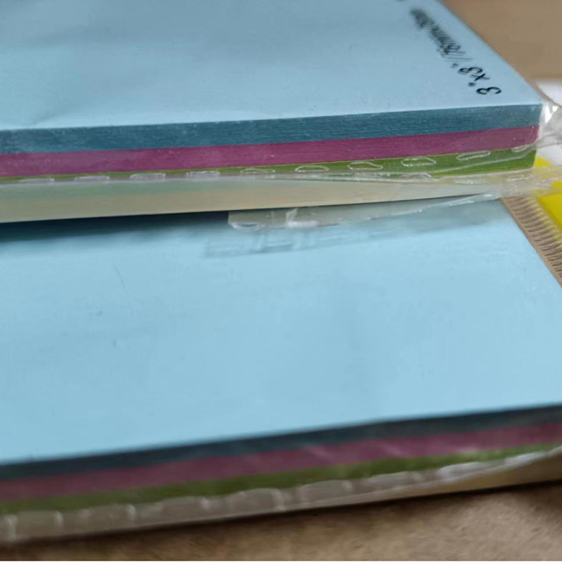 德诚和方形彩色百事贴自粘便条纸办公用便利贴100张/本 76*76mm便利贴高清大图