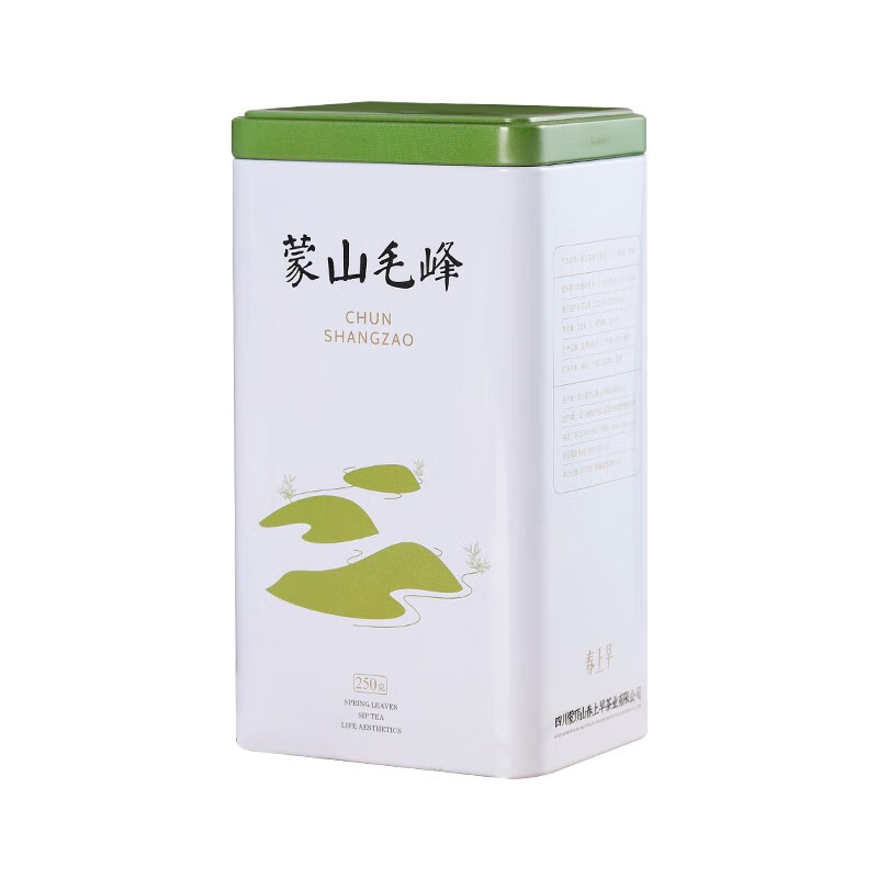 一贯明前毛峰茶叶 新茶绿茶春茶浓香型散装茗茶罐装250g高清大图