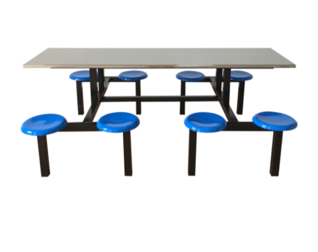 铜林玻璃钢不锈钢四人位六人位八人位餐桌TL-0025 八人位不锈钢