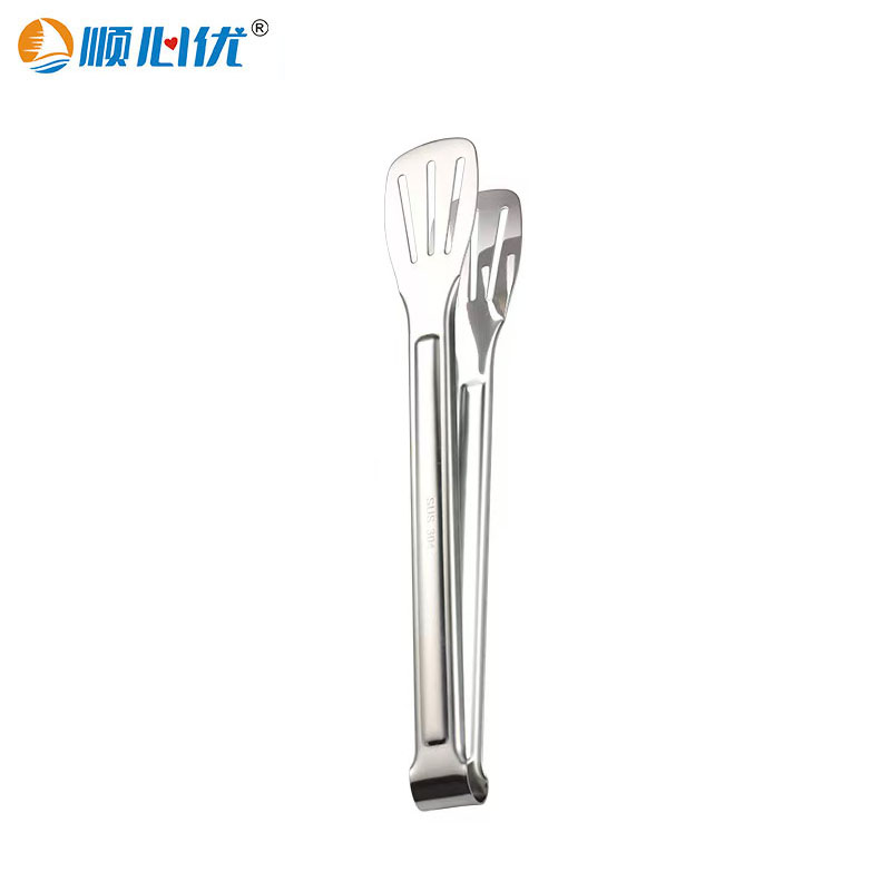 顺心优 厨房多功能不锈钢夹子 240mm/把高清大图