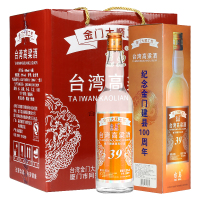 台岛台湾高粱酒金门建县纪念白酒39度600ml*6瓶浓香型