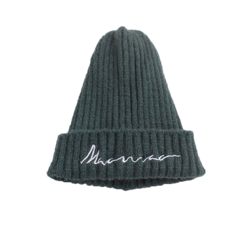 huayangtu儿童帽子宝宝毛线帽秋冬男女童时尚针织帽保暖套头帽小孩