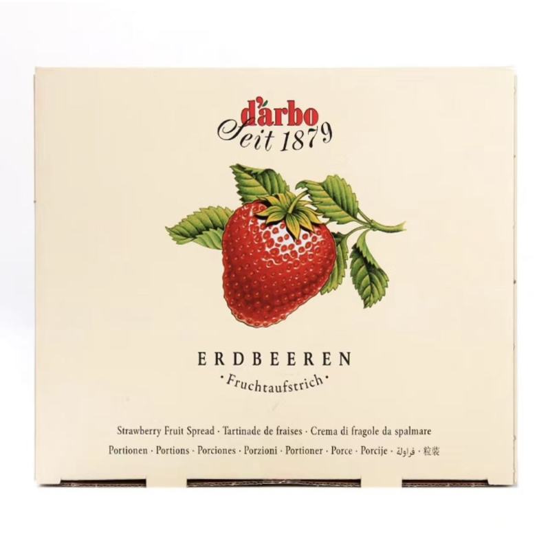 得宝草莓果酱小包装14g*140粒/箱 1箱