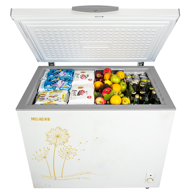 美菱melingbcbd300dt冰柜家用商用大容量卧式冷柜