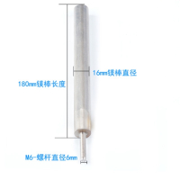 闪电客✅ 万和万家乐神州华帝美的电热水镁棒通用配件阳极排污口螺母抖音
