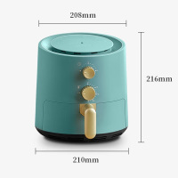 柏翠空气炸锅家用多功能智能预约定时烤箱薯条机PE7535GR