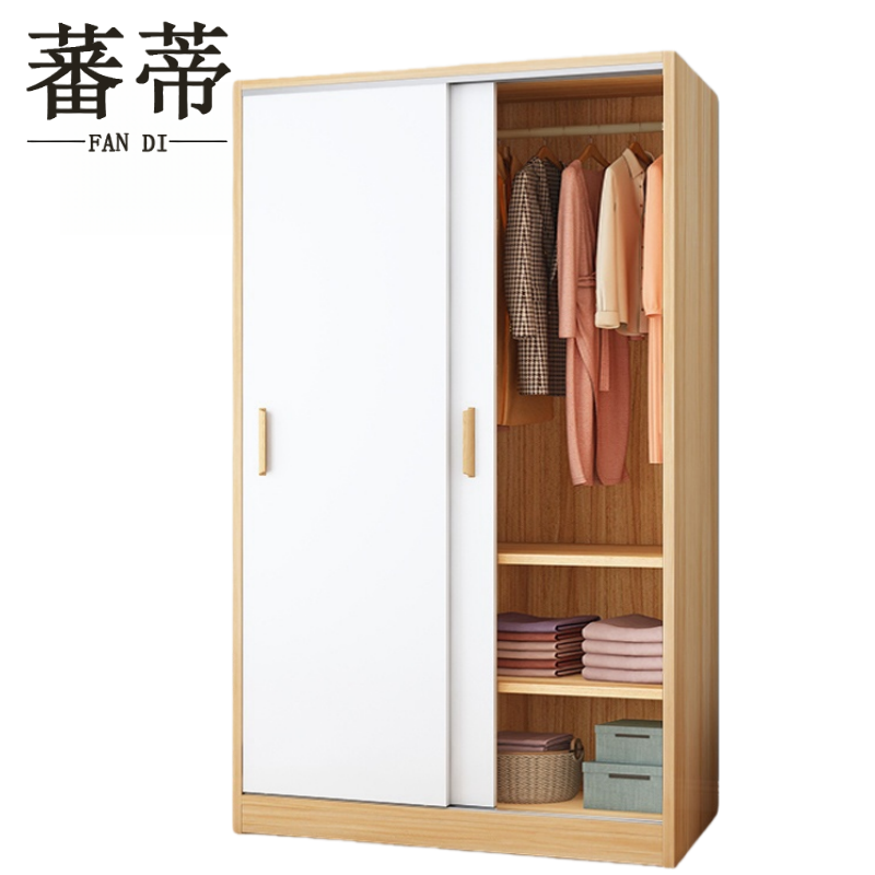 蕃蒂木质衣柜台高清大图