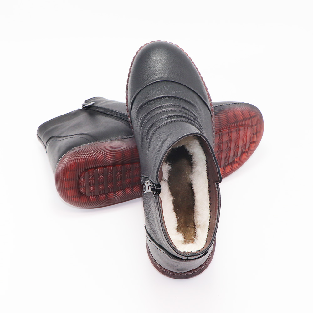 申海防寒鞋8812女式羊毛 防滑耐磨 35-42码 双高清大图