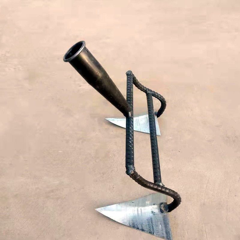 可调铧尖小号开沟锄双铧开沟合垄种植花生马铃薯种花种菜施肥农用园艺