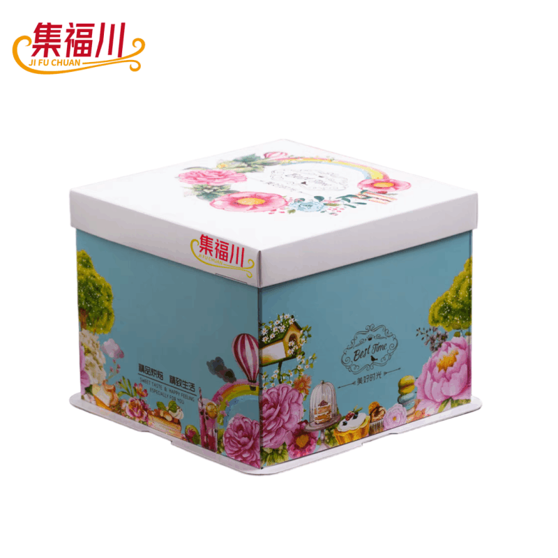 集福川 草莓蓝莓裱花鲜奶油蛋糕22cm/个图片