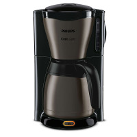 飞利浦（PHILIPS）咖啡机HD7547 家用滴漏式美式咖啡壶不锈钢保温壶 钛黑合金