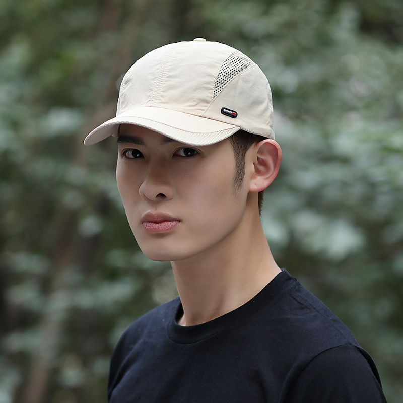 帽子男士夏季网眼棒球帽速干透气太阳帽户外防晒登山遮阳鸭舌帽男帽子