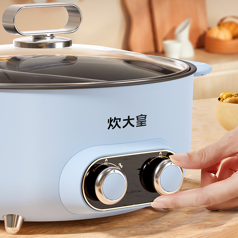 炊大皇(COOKER KING)液体加热器(鸳鸯锅)CDH-DG2060高清大图
