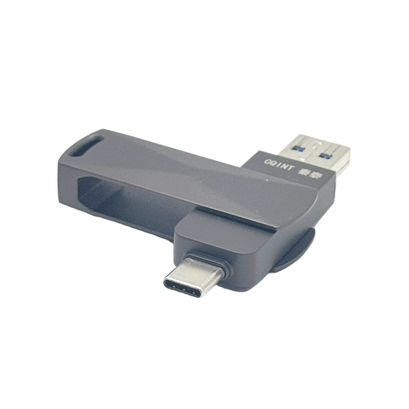 秦泰(Cqint) QTUA-01 USB-3.0 固态U盘 128GB 灰色(计价单位:个)图片