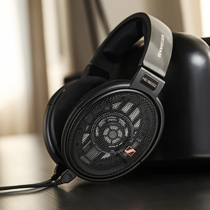 森海塞尔(Sennheiser)HD660S2开放式动圈头戴式Hi-Fi音乐监听耳机 头戴黑色高清大图
