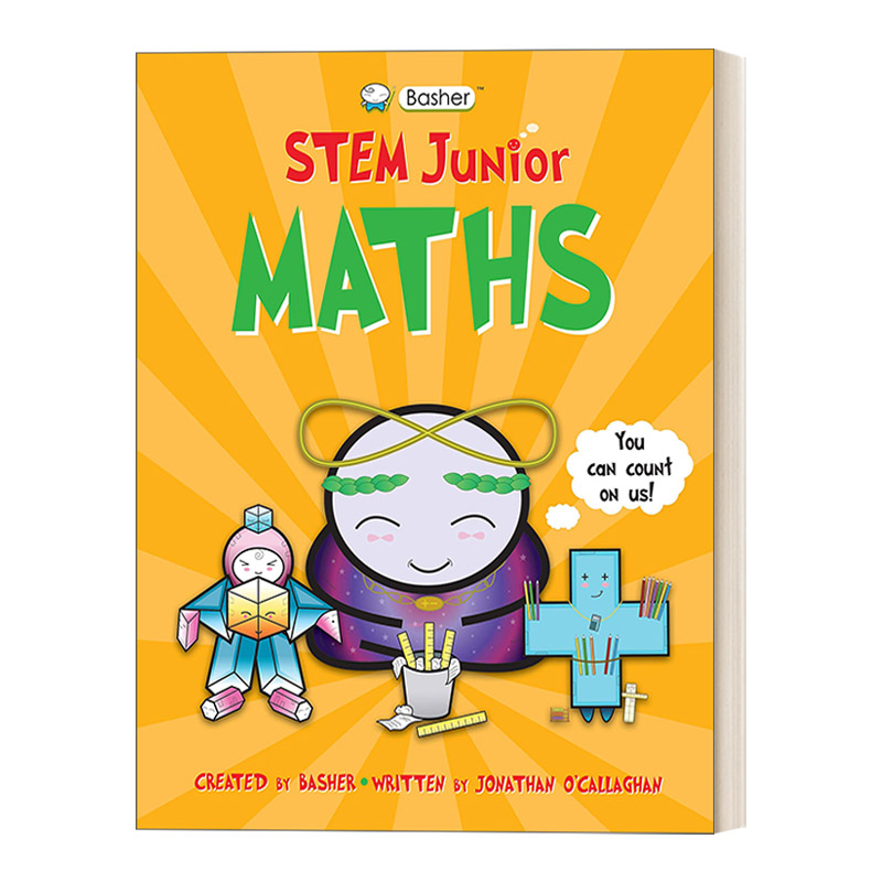 [醉染正版]巴舍初级理工科普 数学 Basher STEM Junior Maths 英文原版儿童科普百科 进口英语书籍高清大图
