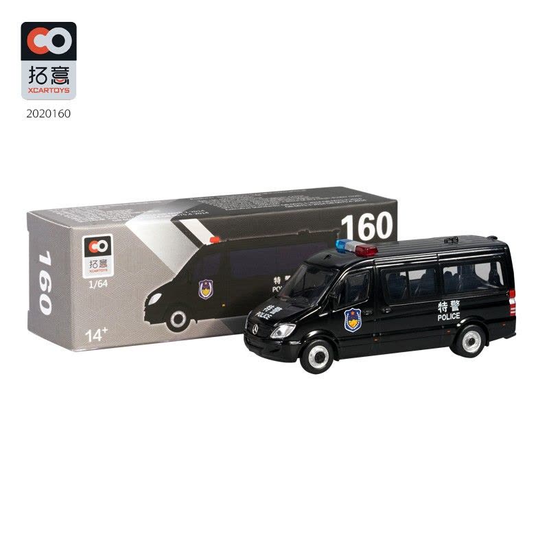 拓意出品微缩摄影1\/64凌特警车模型玩具 特警款160号图片