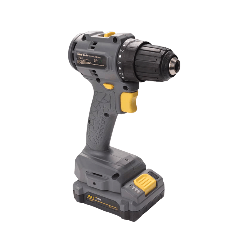 菁普华无刷锂电钻多功能电钻手枪钻20v两电一充套图片