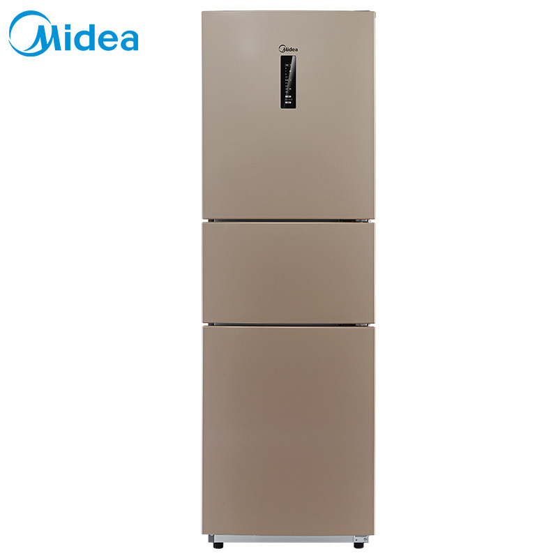 美的（Midea） 231升多门三门冰箱 美的冰箱无霜变温定频二级能效 铂金净味中门变温 BCD-231WTM(E)
