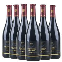 长城(GreatWall ) 葡萄酒 国产红酒 长城黑标解百纳干红葡萄酒750ml*6瓶整箱