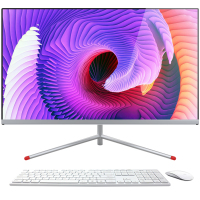 世纪之星 和谐号 23.6英寸一体机电脑平面窄边框 酷睿i5/4GB内存/128GB固态SSD 高性能家用办公商务娱乐游戏学生台式一体机电脑 台式机 电脑一体机 内置无线WIFI