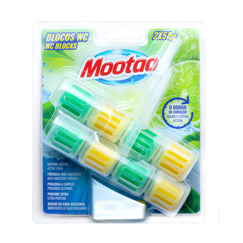 膜太(Mootaa)欧洲原装进口悬挂式马桶清洁球 2*50g装 厕所卫生间洁厕剂马桶清洁剂清爽去味 悬挂洁厕祛味球