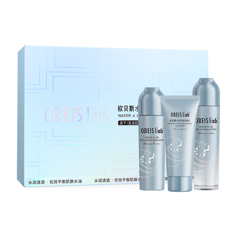 欧贝斯(obeis) 水油平衡净肌 套盒(3件套)110g+120ml+100ml