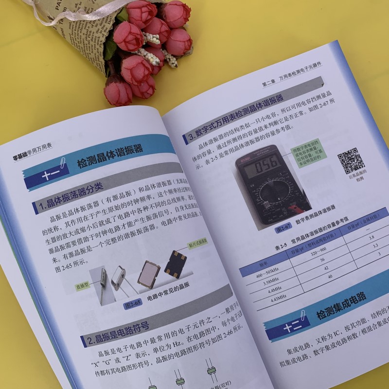 [正版]零基础学用万用表 万用表检测电子元器件 复杂线路设备元件使用方法检测技巧 万用表检测低压电器 万用表电工维修检高清大图
