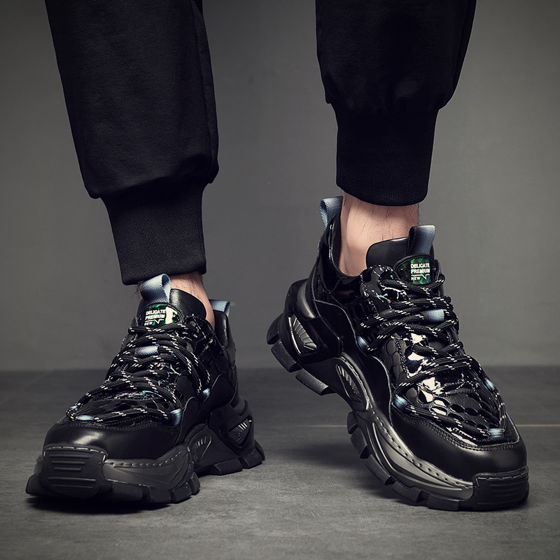 策霸CEBA男士高帮鞋透气耐磨防滑户外运动鞋轻便舒适缓震设计高清大图