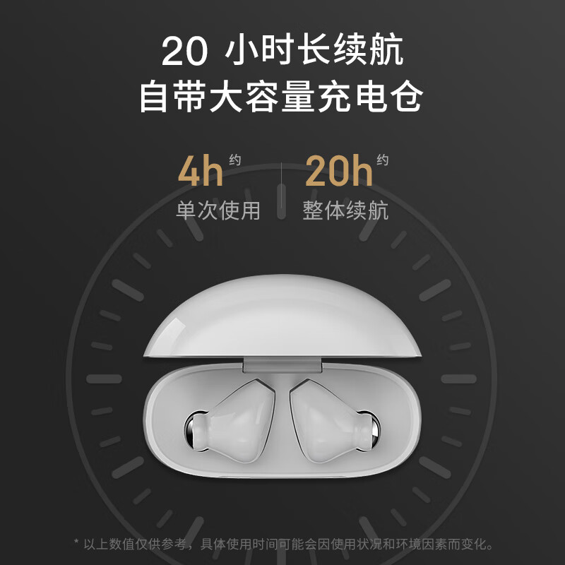 纽曼(Newmine)TWS真无线双耳蓝牙耳机L3白色 蓝牙耳机高清大图